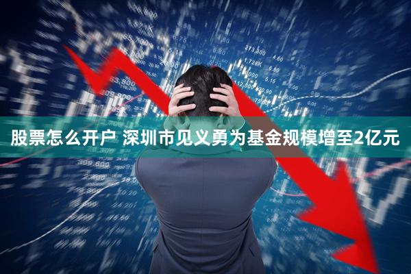 股票怎么开户 深圳市见义勇为基金规模增至2亿元